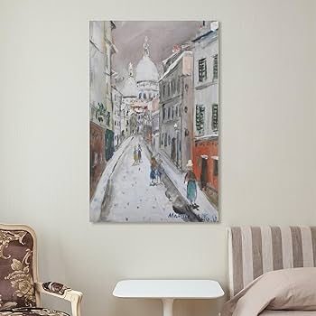 Utrillo、PARIS、希少画集画、新品額装付 Amazon.co.jp: Maurice Utrilloモーリス・ユトリロ画家の作品