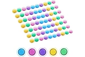 100-Piece Multicolor Whiteboard Magnets for Versatile Use