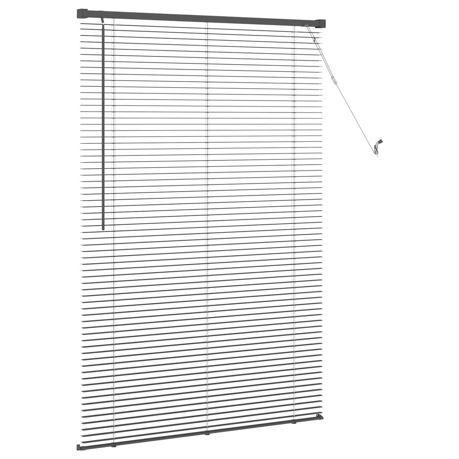 Veneziana veneziana in PVC, 150 x 90 cm, con protezione dalla luce e dal calore, per finestre, ufficio, soggiorno, camera da letto, cucina, bagno, cameretta dei bambini, balcone
