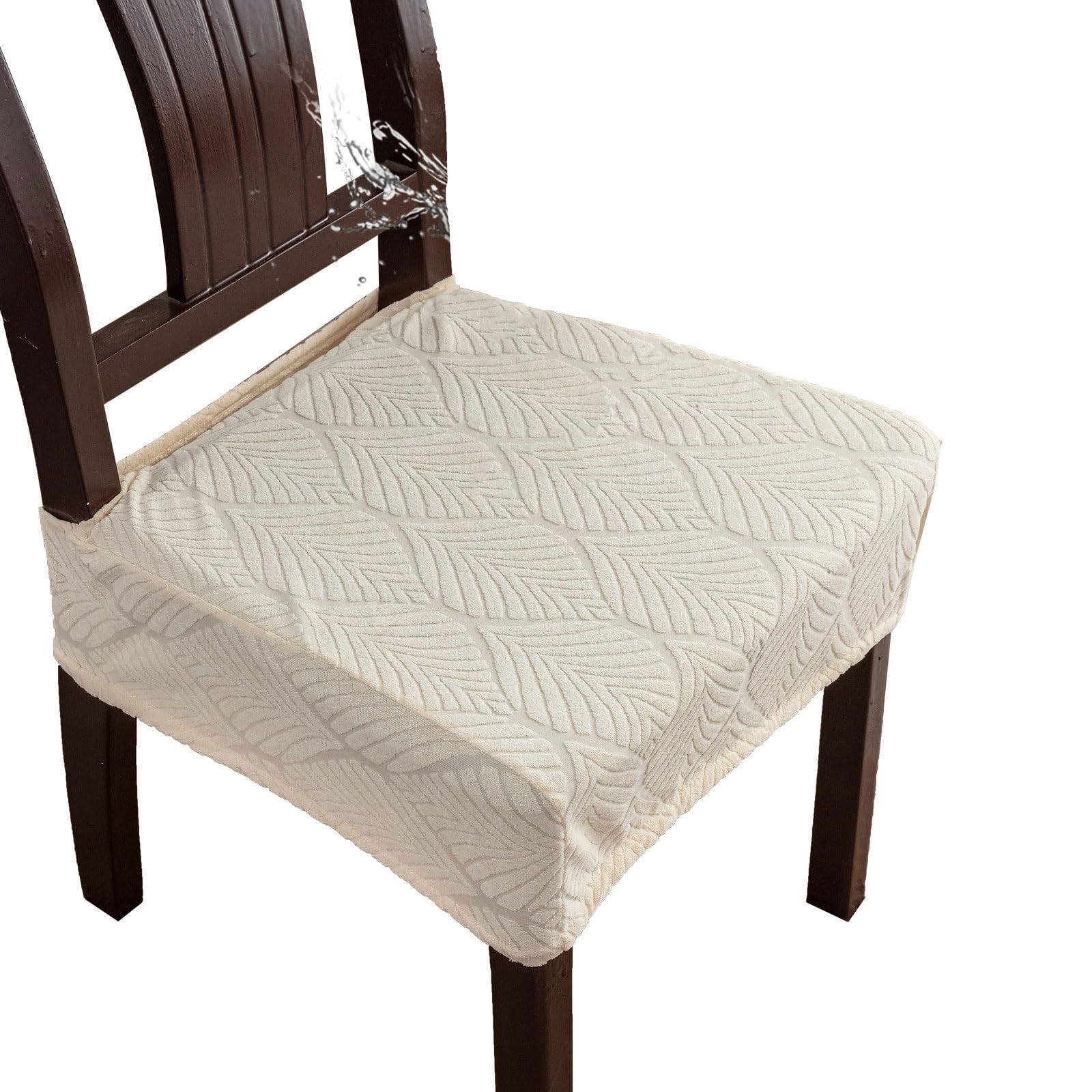 Kalttoy Chair Covers Stretchable Chair Seat Protectors for Home and Hotel Use Elegant Slipcovers Seat Protectors for Dining Room Chairs