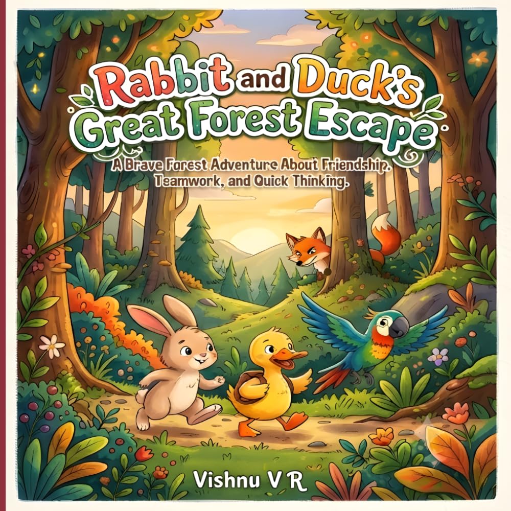 Rabbit and Duck's Great Forest Escape: A Brave Forest Adventure About Friendship, Teamwork, and Quick Thinking