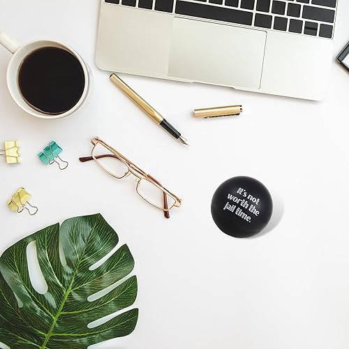 Miniatura 5 de Needzo Surtido de bolas antiestrés, Everything is Fine, I Hate People, Outward Smiles Inward Screams, divertidos regalos de broma para compañeros de