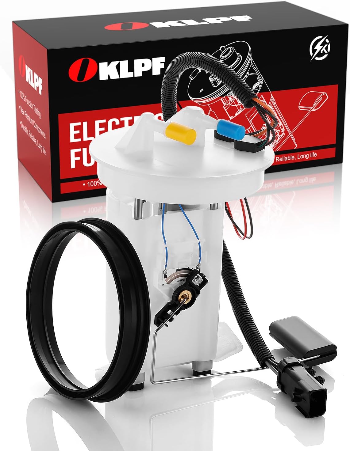 OKLPF Electric Fuel Pump Module Assembly Compatible With 1999 2000 2001 2002 2003 2004 Jeep Grand Cherokee L6 4.0L V8 4.7L Replace E7127MN E7127M SP7127M