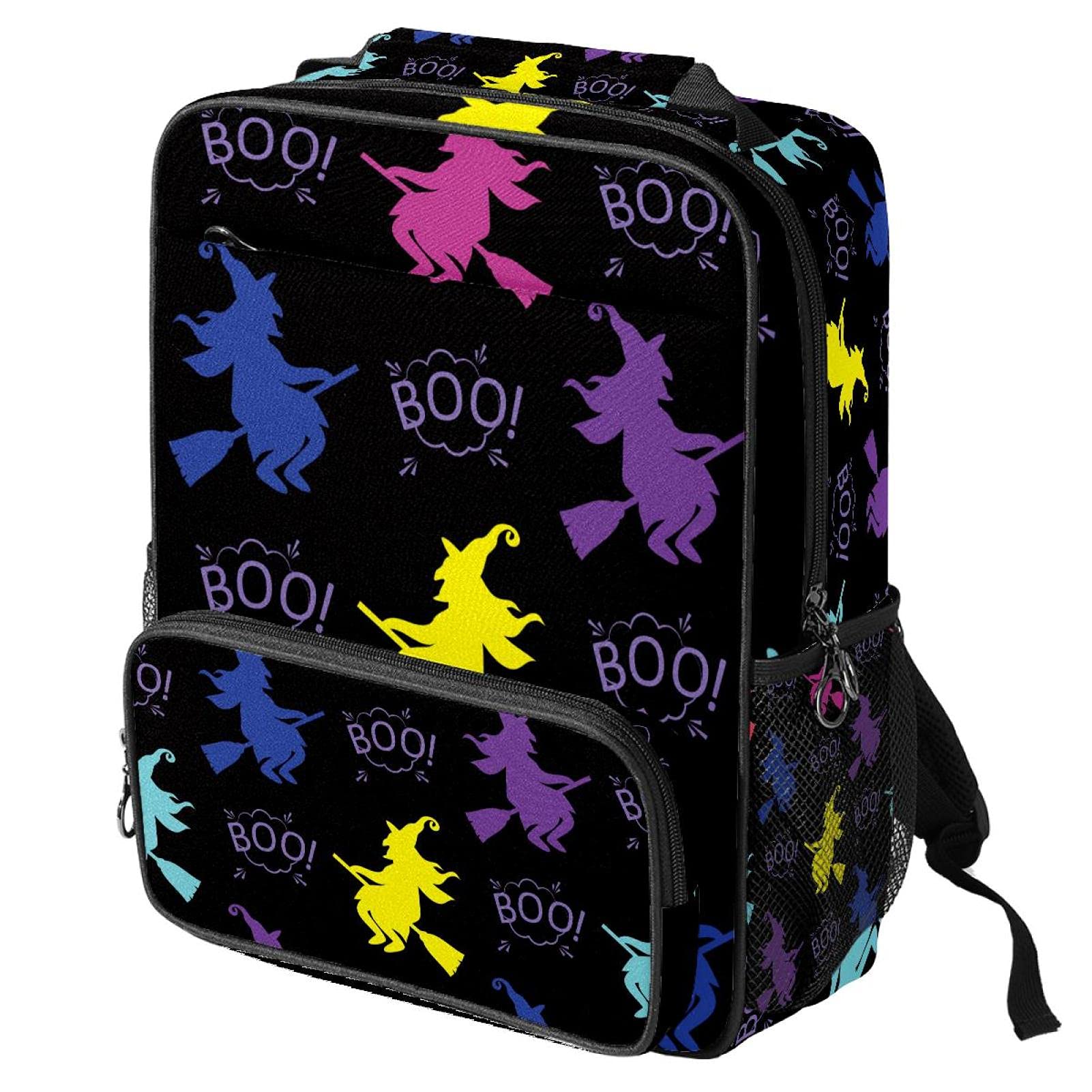 Sac à dos ordinateur portable imprimé sorcière confortable et polyvalent - 8