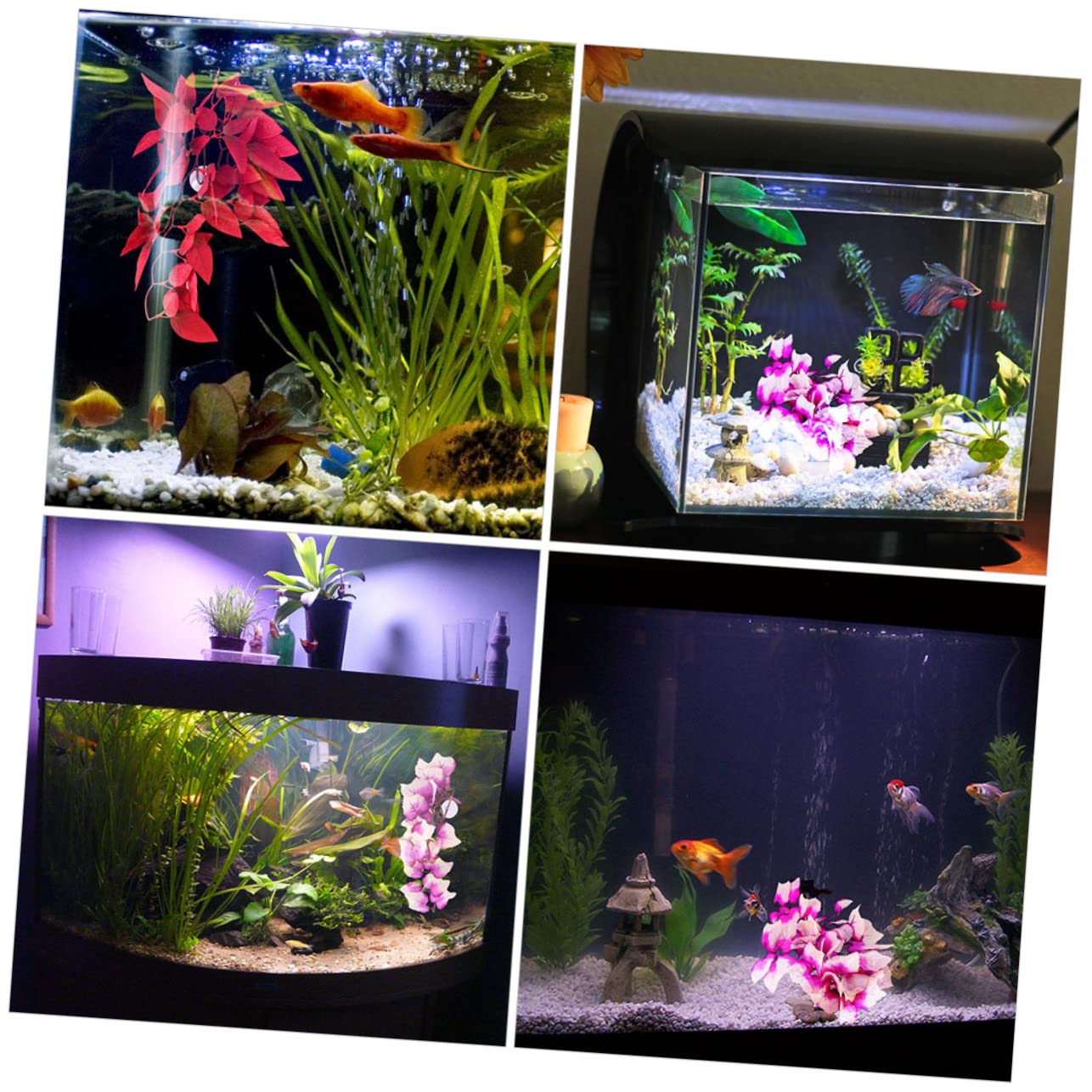 ABOOFAN 6piezas Artificiales Decorativas para Terrarios y Reptiles Decoración De Acuarios Falsas Resistentes y Adorno Natural para Hábitats De Mascotas