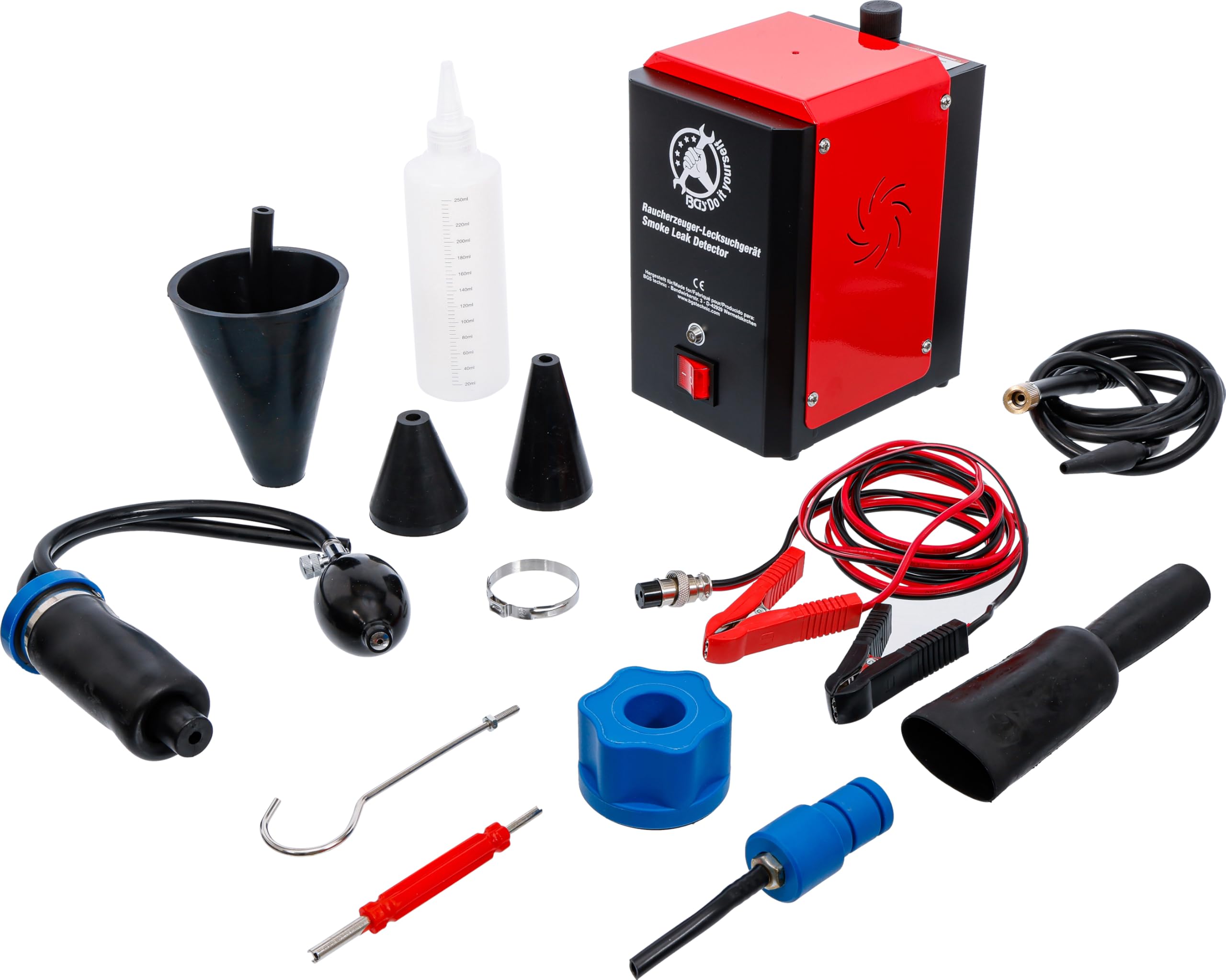 BGS DIY 90120 | Rilevatore di perdite per generatori di fumo