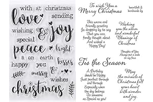 Joyful Home DIY IOD Stamps and Molds Clear Stamp for Card Making Decoration and Scrapbooking