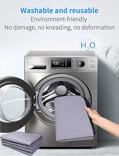 Miniatura 8 de Almohadillas lavables para orina de perro, almohadillas de 55 x 39.3 pulgadas para perros pequeños, medianos y grandes, almohadillas reutilizables