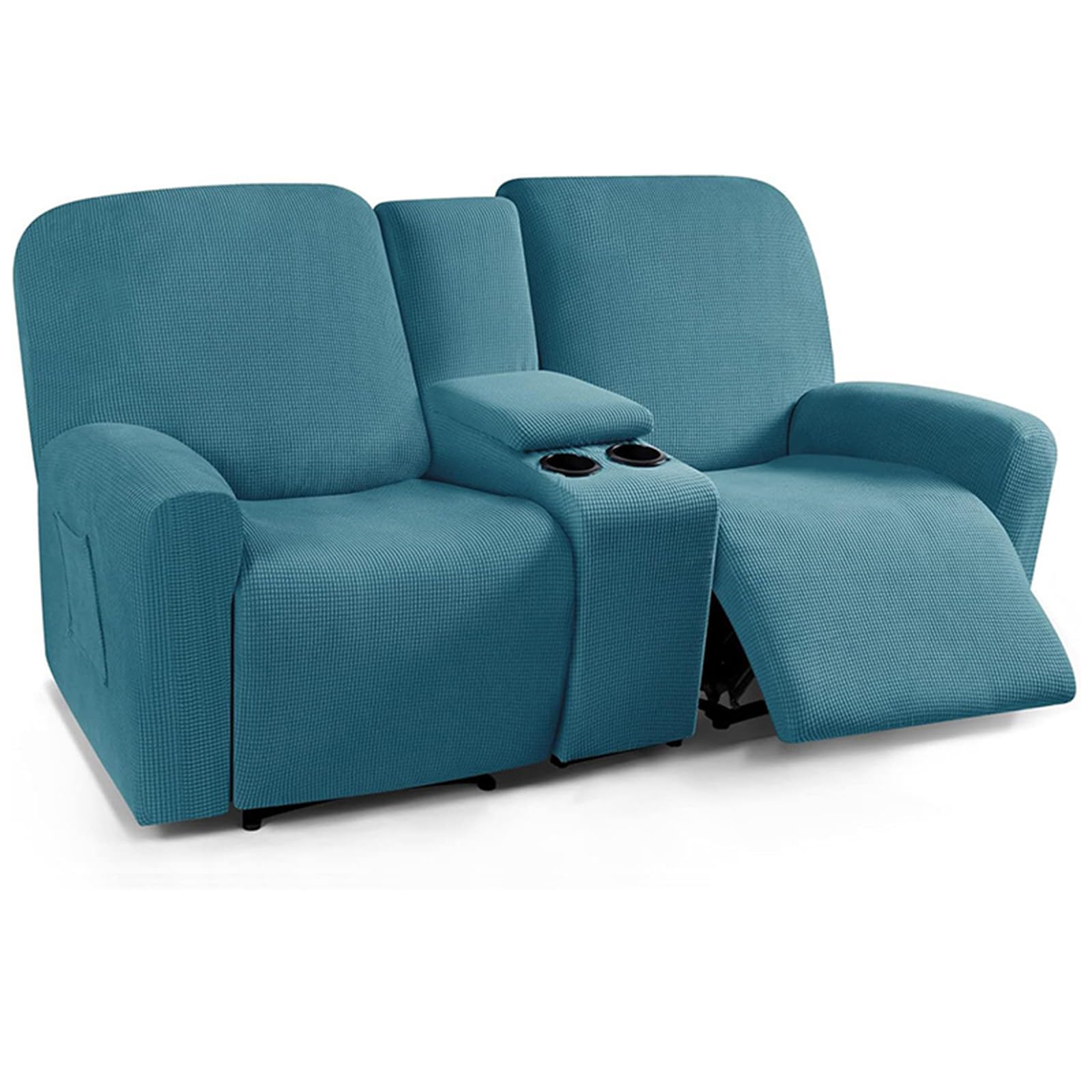 Funda reclinable elástica polar para tardes de cine en familia