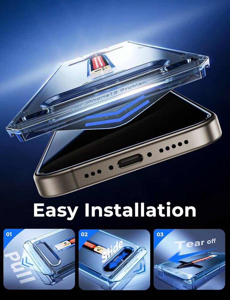 Amazon.com: MAGIC JOHN 2 Pack for iPhone 15 Pro Max 6.7 inch