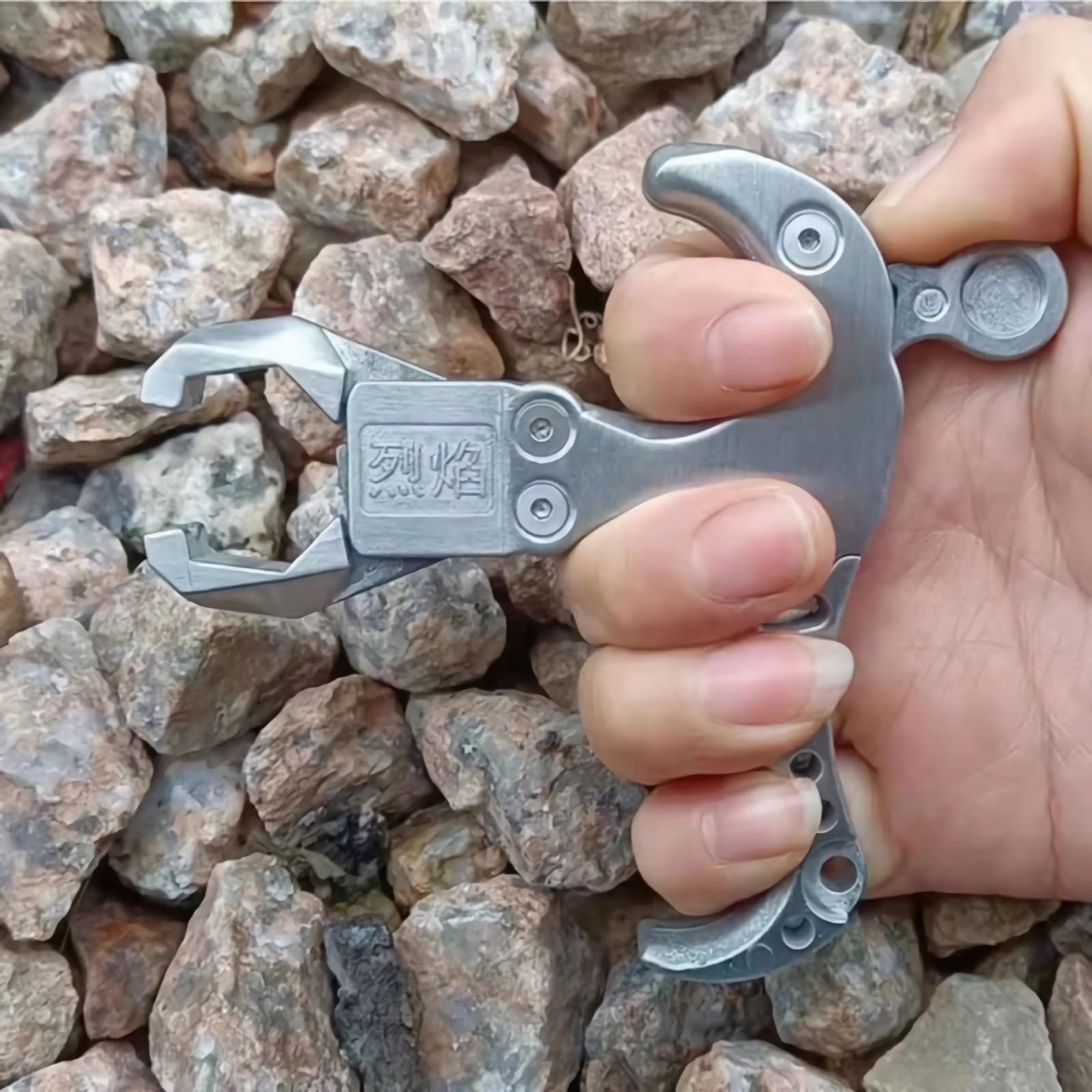 Dispositivo di Rilascio per Fionda Portatile in Acciaio Inossidabile Impugnatura di Rilascio per Fionda Accessori per Tiro a Segno e Pesca Freccette per Tiro a Segno