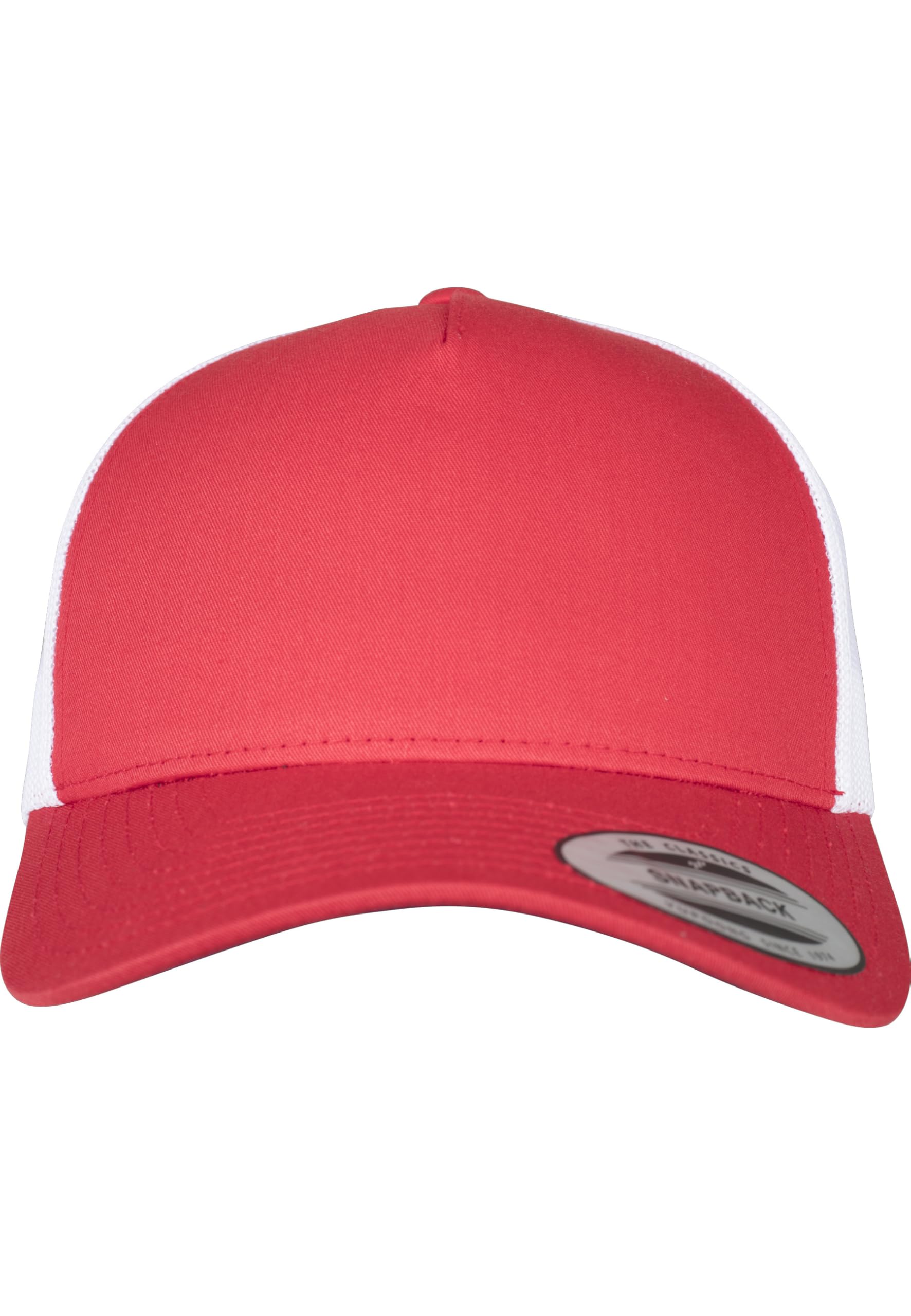 Flexfit 5-Panel Retro Trucker 2-Tone Cap Kape, red/Wht, one Size