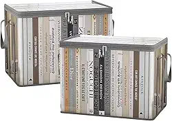 Kit com 2 Caixas Organizadoras Transparentes com Tampa, Com Zíper, Impermeável, Ideal para Guardar Roupas, Brinquedos, Casa e Armário