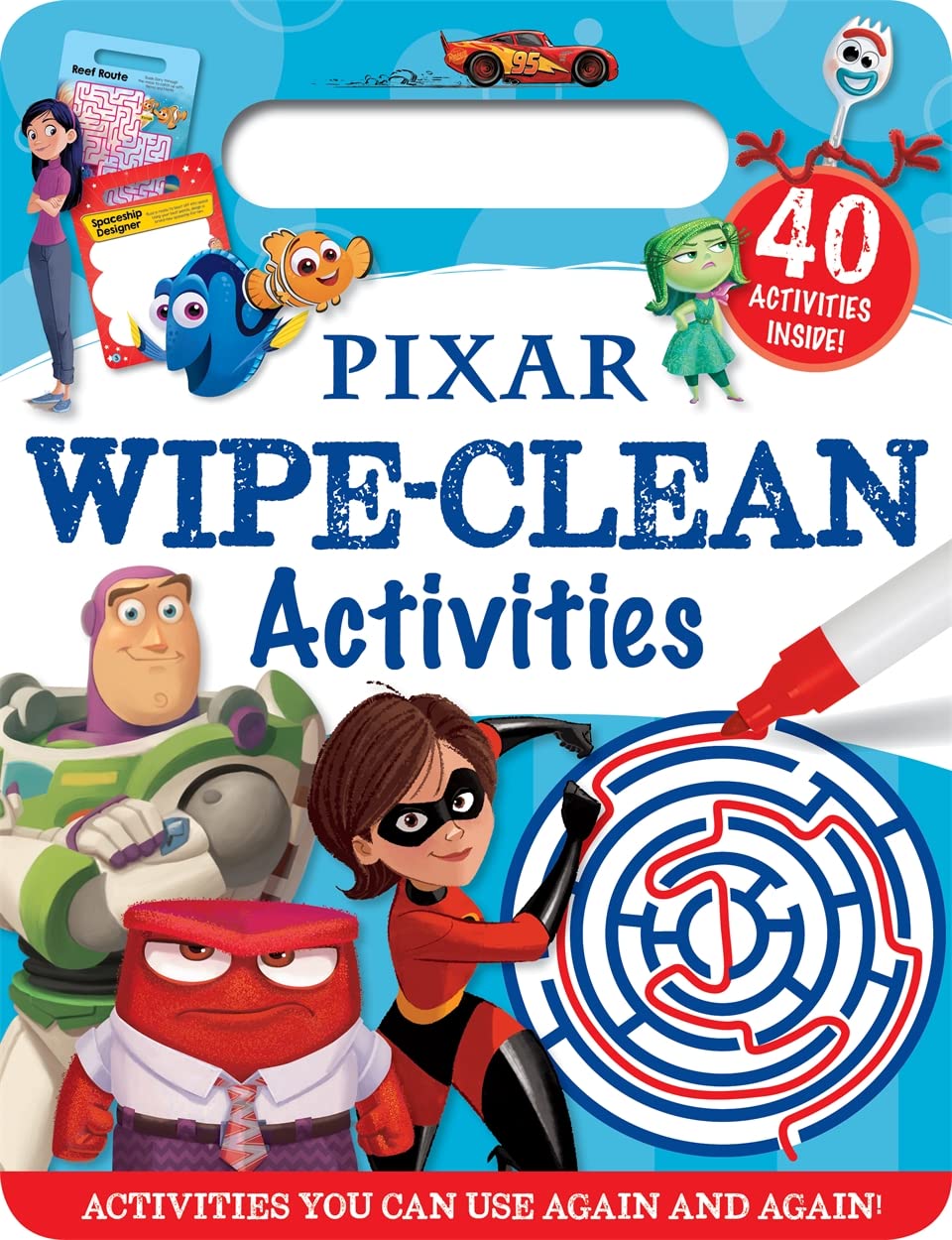 Pixar: Wipe-Clean Activities, WHITE