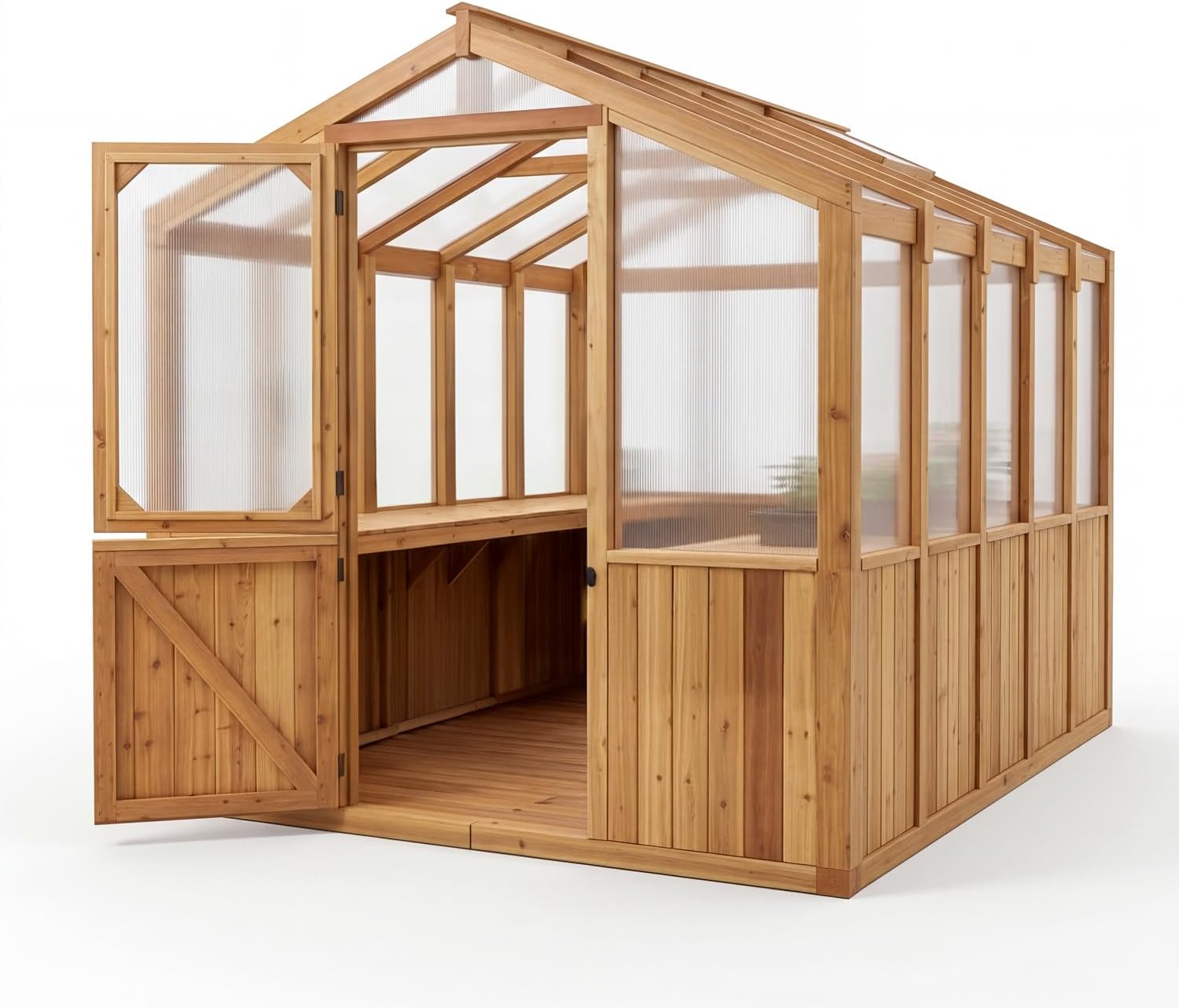 Outdoor Living Today 8x12 Western Red Cedar Greenhouse