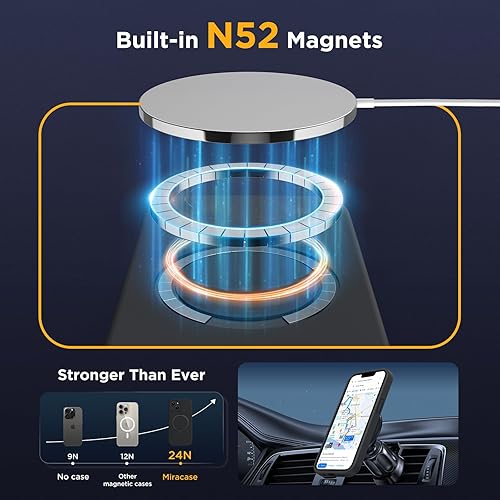 Miniatura 383 de Miracase - Funda diseñada para iPhone 11 con protector de pantalla, funda de goma de silicona líquida, protección total contra caídas y a prueba