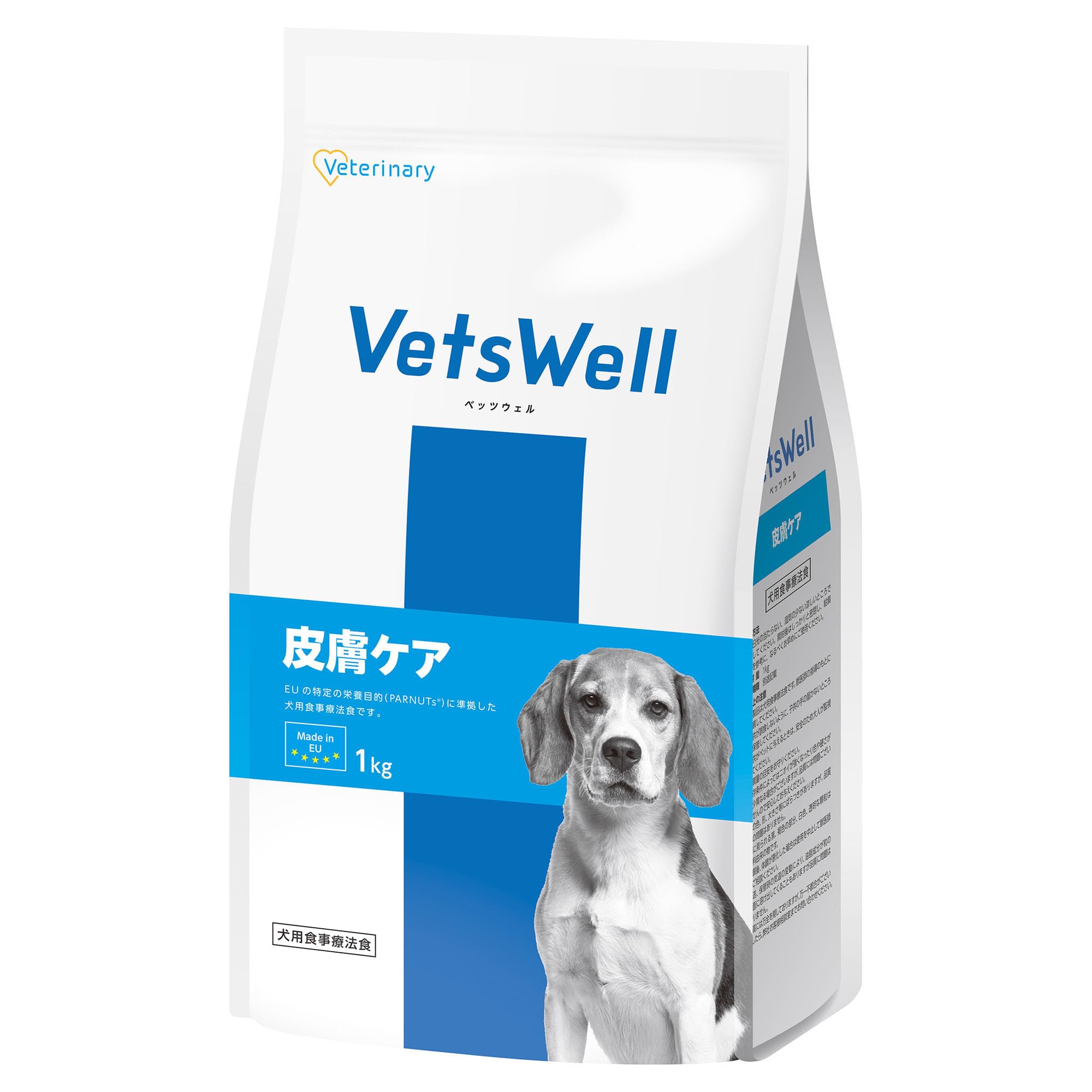 Amazon.co.jp: VetsWell(ベッツウェル) 犬用食事療法食 皮膚ケア 1kg