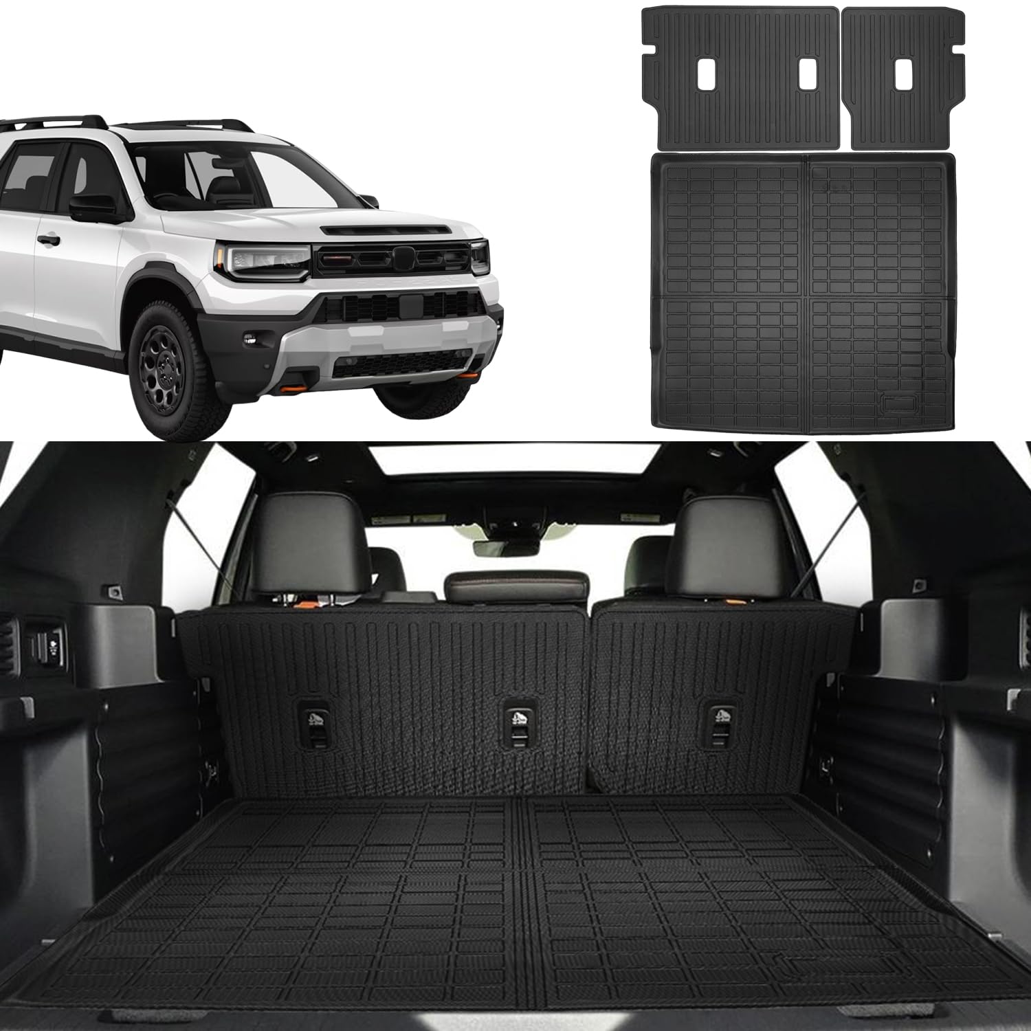 Cargo Liner For Honda Passport 2026 All Weather Cargo Mat, Fit TPE Anti - View #9
