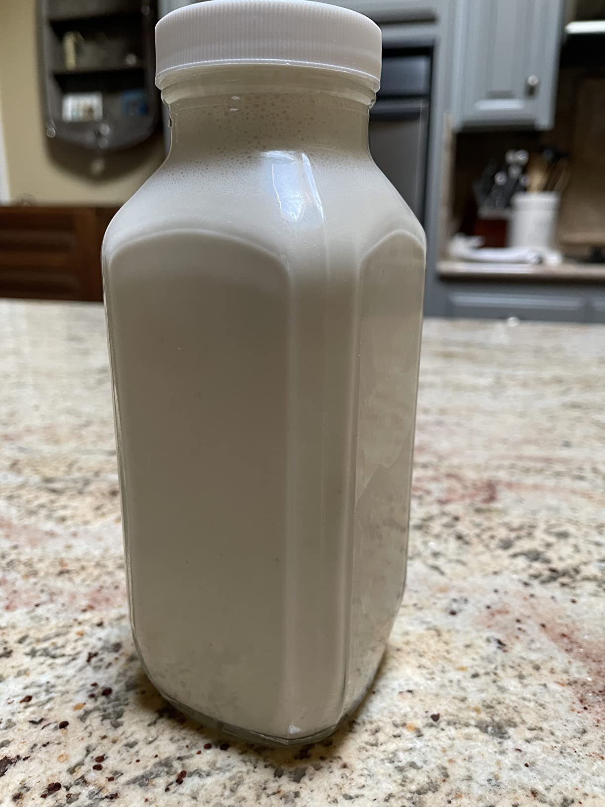 16oz Square Glass Milk Bottle – Kitchentoolz