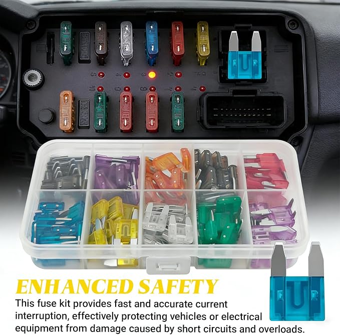 Kit de 120 fusibles miniblade para autos miniatura 5