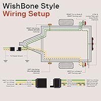 Vista 6 de True Mods - Kit de arnés de cableado de luz de remolque plano de 4 pines [estilo Wishbone] [Clasificación SAE J1128]