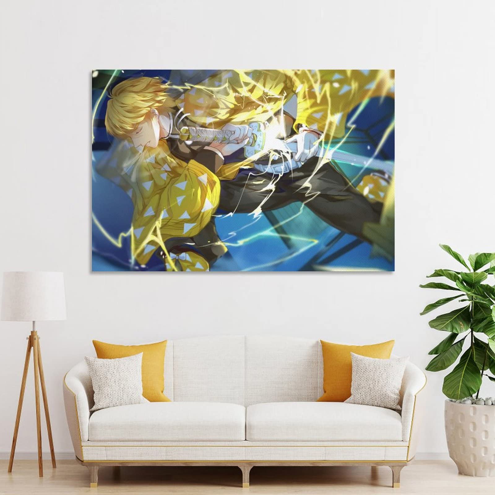 鬼滅の刃 我妻善逸 額装品 アートパネル Amazon.co.jp: アートパネル