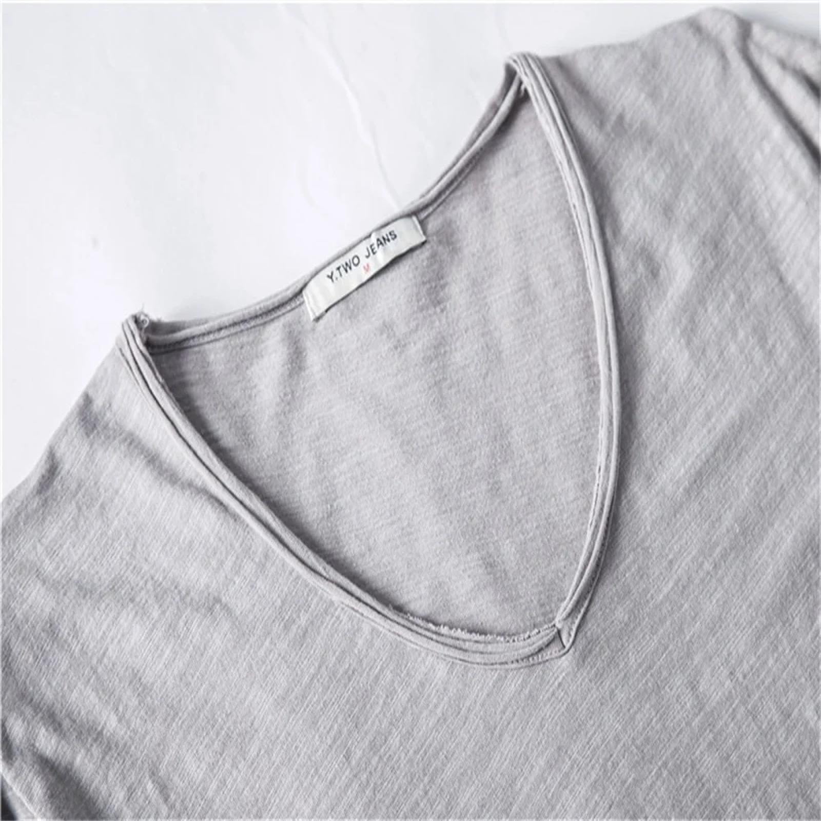 Men Camicia Uomo Casual Formale Shirt Lunghe Manicheuomini Pettinato Cotone Manica Corta T Shirt Uomo Fitness Biancheria Intima Maschile Top Tees