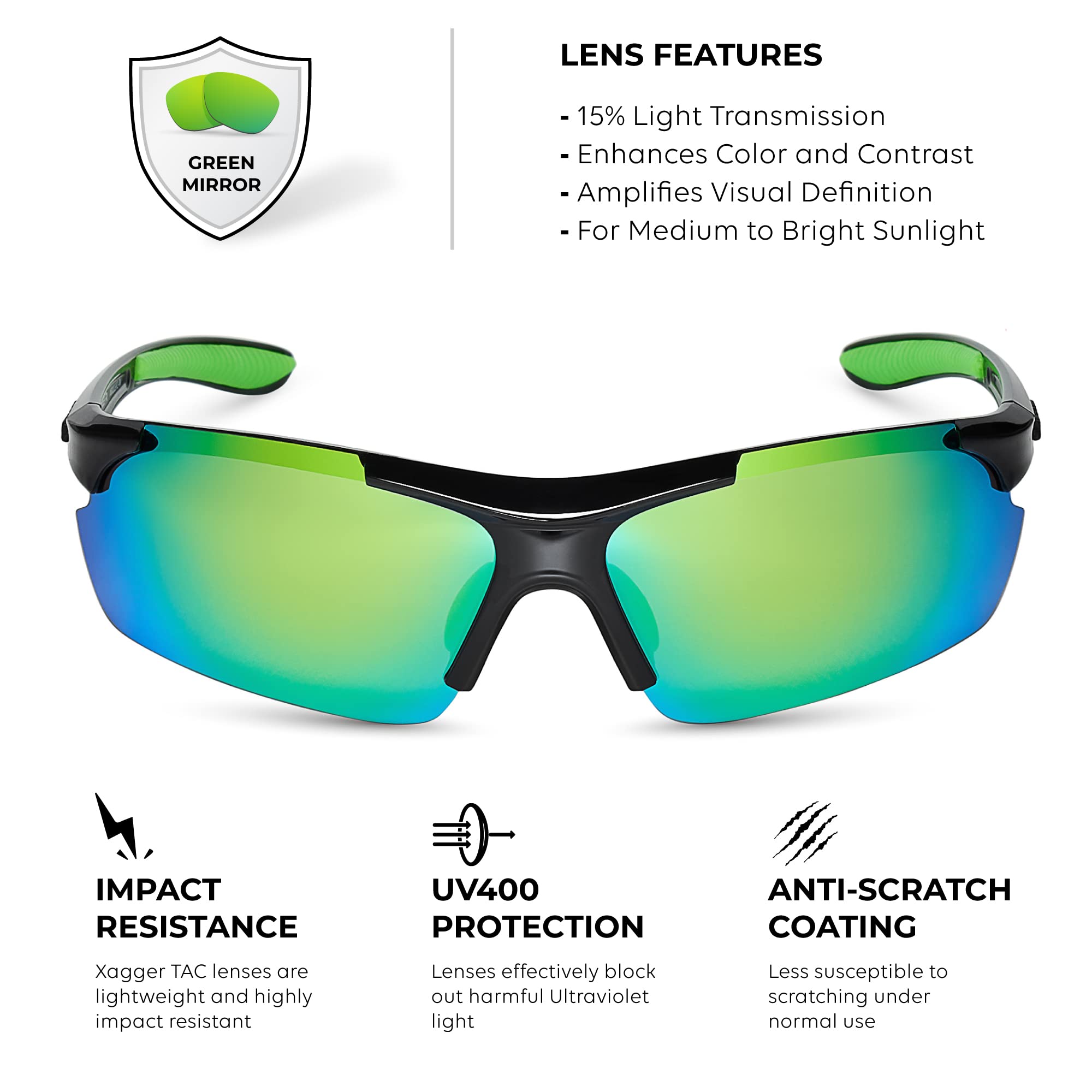 Men's Women's Polarized Sport Sunglasses Envoltura deportiva polarizada Hombre