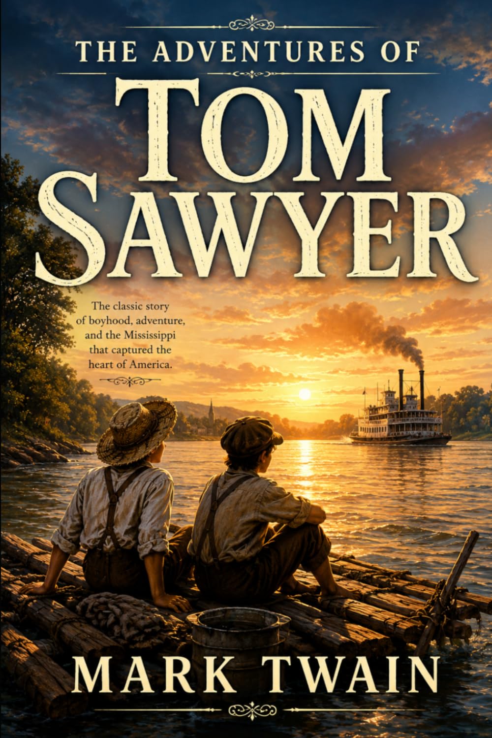The Adventures of Tom Sawyer: A Famous American Fiction Classic of Childhood, Friendship, and Adventure - Illustrated Edition with Historical ... Author Biography, and Original Illustrations