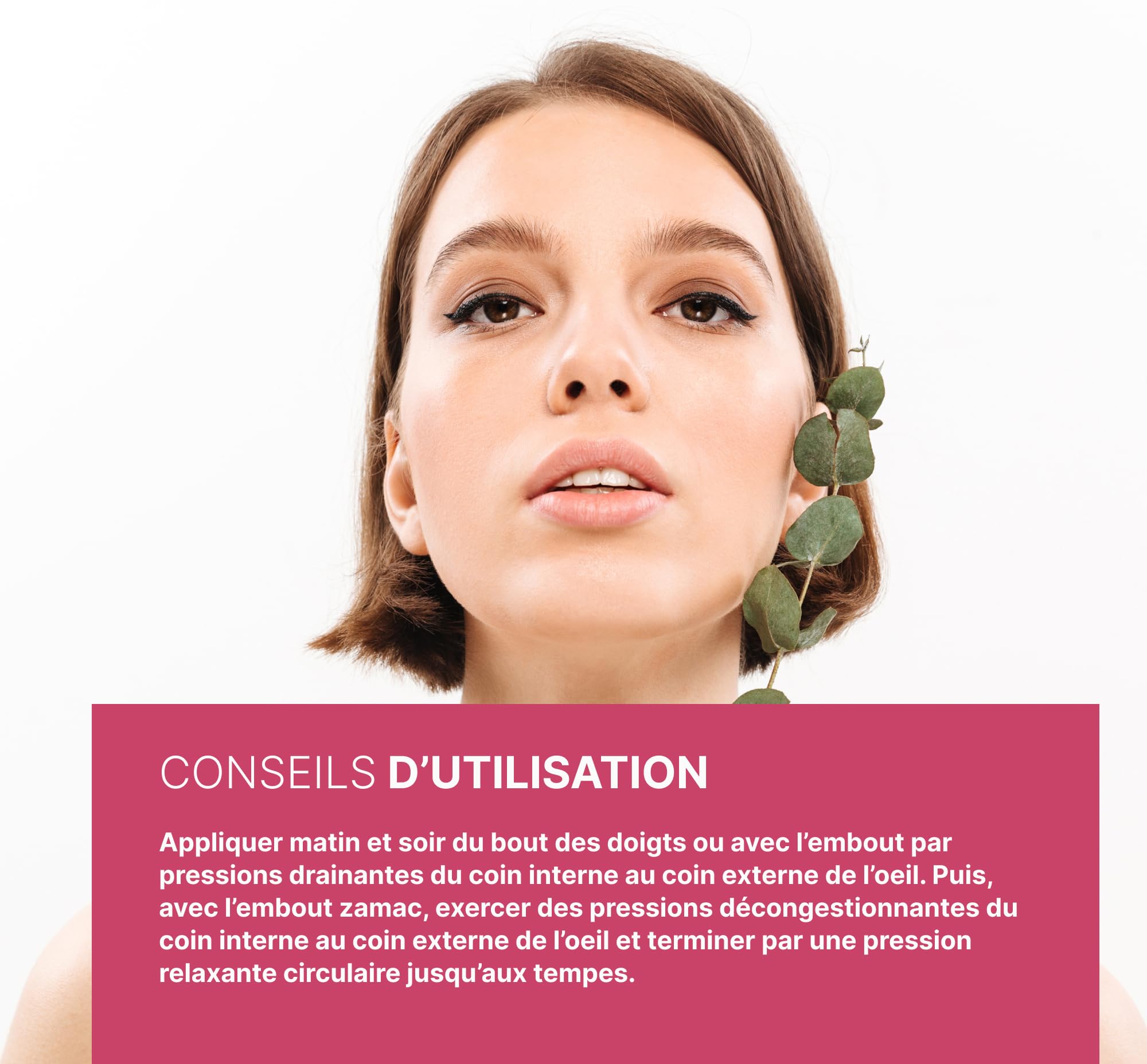 CENTIFOLIA | Contour des Yeux Éclat de Rose Bio | Hydratation Intense & Regard Défatigué | Décongestionne, Atténue Poches & Premières Rides | Tous Types de Peaux | Fabriqué en France | Lot de 2 x 15ml