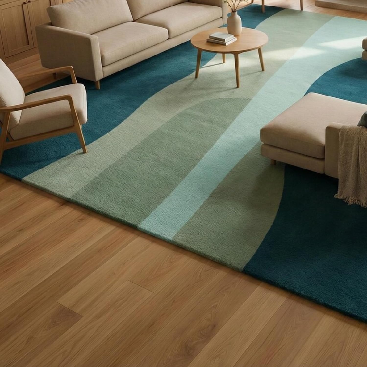 Buy ZUNAIRA CARPETS Handtufted Wool Blend Carpet 12x12 ft