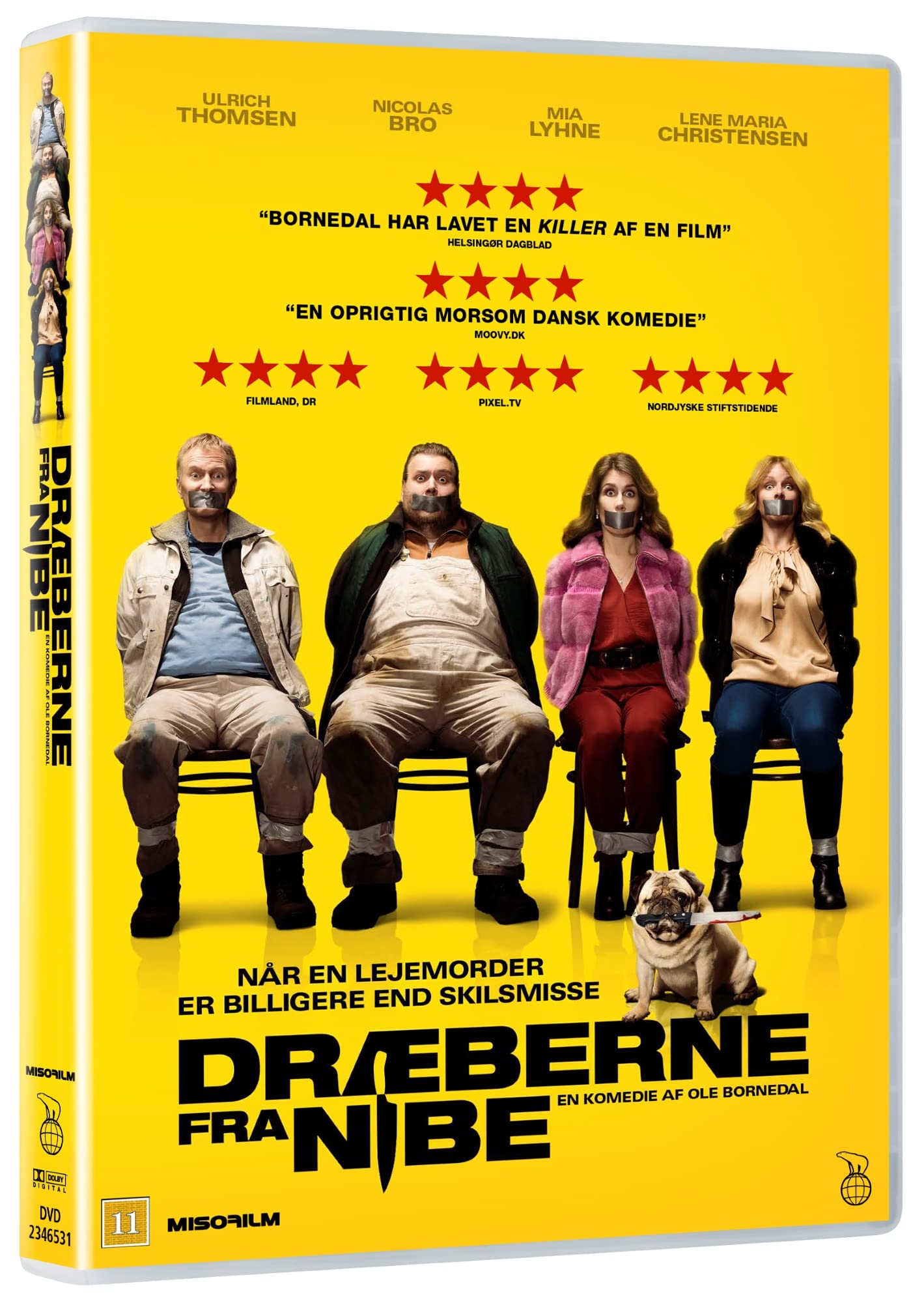 Dræberne fra Nibe Nordisk Film DVD película de comedia criminal danesa