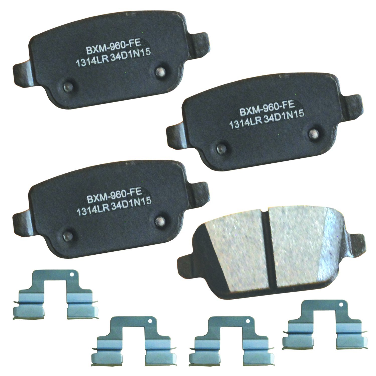Bendix Premium SBM1314LR Semi-Metallic Rear Brake Pads for Land Rover LR2 2012-2008