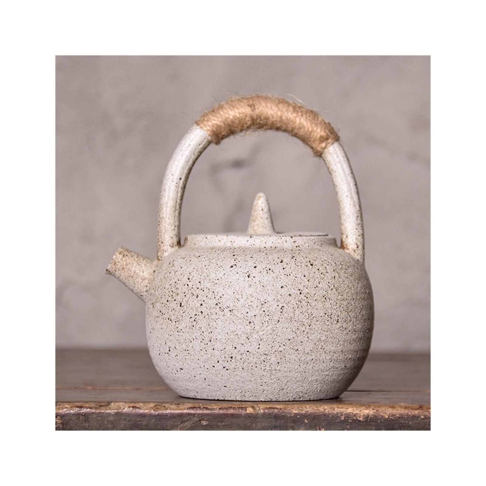 Tetera Tetera de cerámica Japonesa, Tetera China de 200ml Hervidor de Té(Negro)