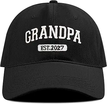 Pregnancy Announcement Gift for Family - Grandpa Baseball Hat
