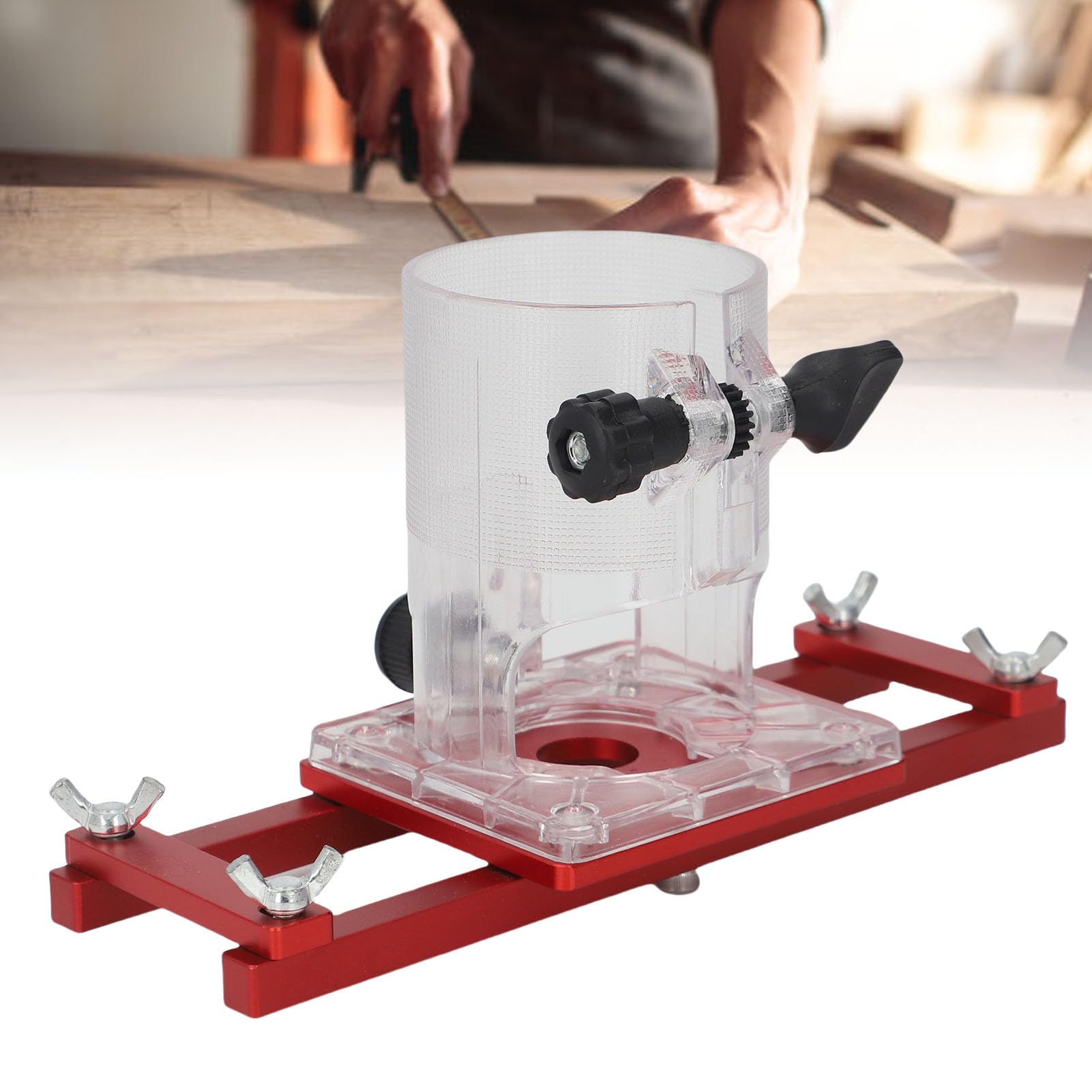Base de Toupie à Bois Compacte 2 en 1, Support de Rainurage pour Meubles de Placard, pour Machine à Rogner de Diamètre Intérieur 65 Mm