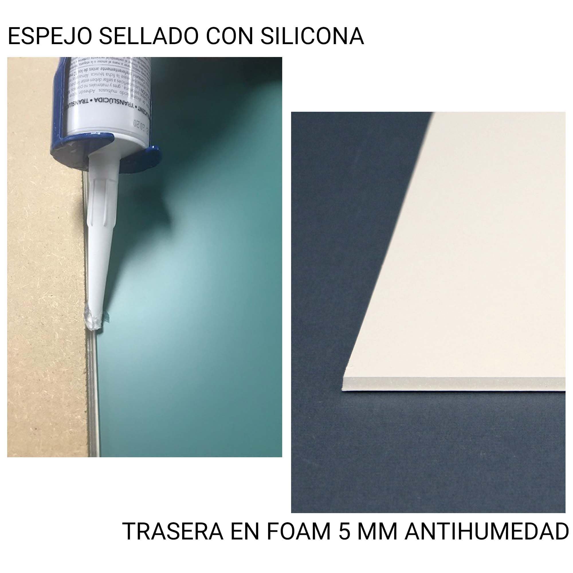 Espejo Redondo de Pared Color Nogal, Ancho 2,5 cm, 70 cm Exterior | Para Recibor, Salón y Baño