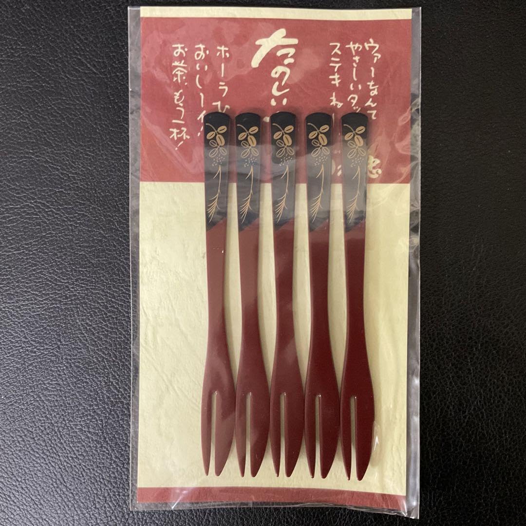赤と黒の漆器カップとスプーンセット　輪島塗本舗　福忠　能登輪島 ［新品·未使用] 輪島塗 福忠 スプーン5本セット 新品未使用 - メルカリ