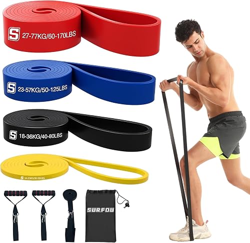 Elastique Musculation 4 Niveaux SURFOU