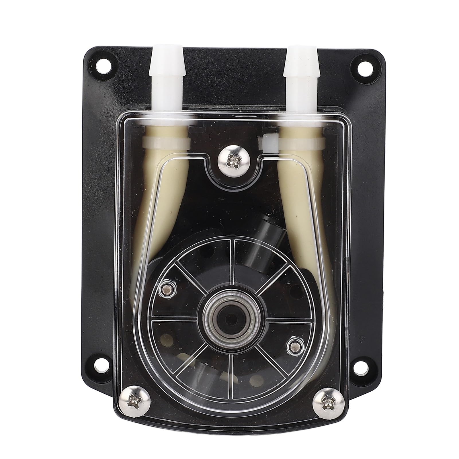 Eujgoov Bomba Peristáltica de Doble Cabezal, Tubo BPT de Grado Alimenticio de 1500ml/min, Reemplazable con Motor Silencioso para Lavadoras y Lavavajillas (DC24V)