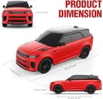 RC Range Rover Toy Car Rastar 1/24 RC Car Range Rover Sport SV Remote Control Car for Adults Boys