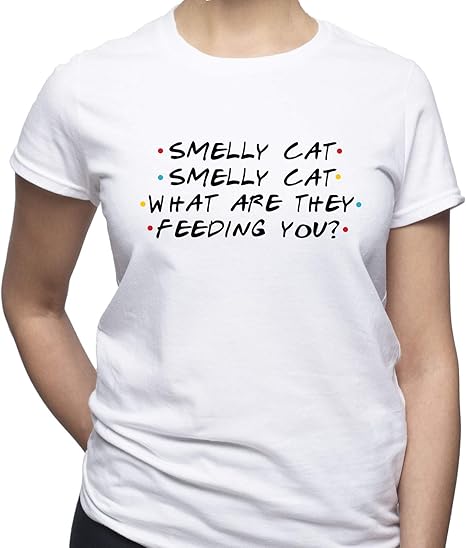 smelly cat friends t shirt