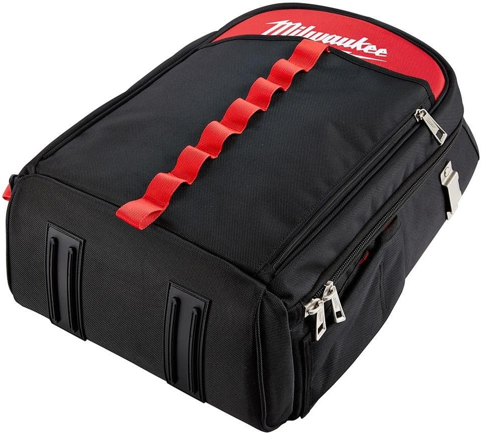 Buу 1 gеt 1 Milwaukee Low Profile Jobsite Backpack Made of 1680D Ballistic Material, Reinforced Base, with 22 Total Pockets, Sternum Strap and Tape Measure Clip, 5x more Durable and 2x MORE Padding 🔥 Crаzу Dеаlѕ Milwaukee Low Profile Jobsite Backpack Made of 1680D Ballistic Material, Reinforced Base, with 22 Total Pockets, Sternum Strap and Tape Measure Clip, 5x more Durable and 2x MORE Padding