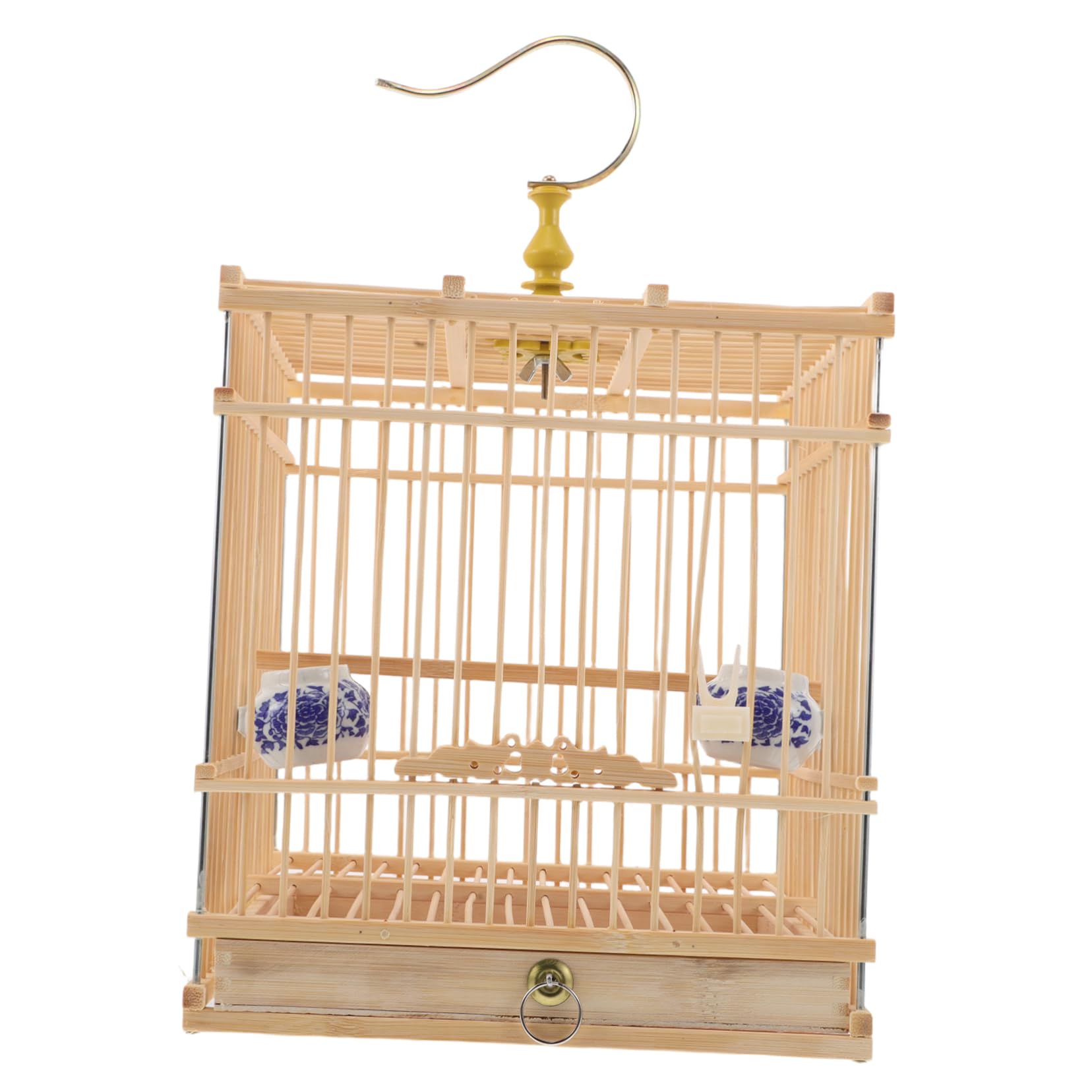 Cage à oiseaux rectangulaire anti-intempéries pour abriter vos petits perroquets sur le balcon