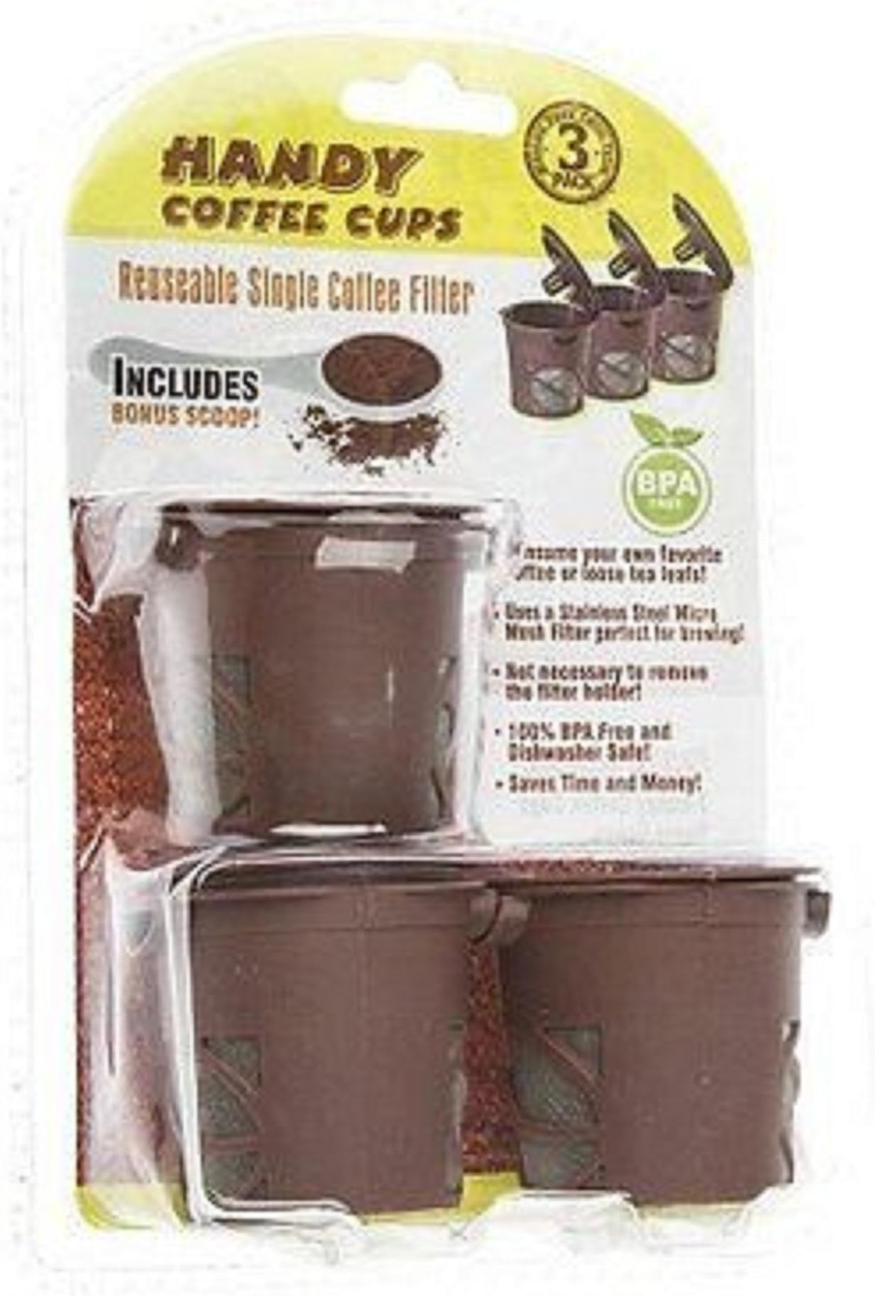 Reuseable Single Coffee Filter 3 Pack