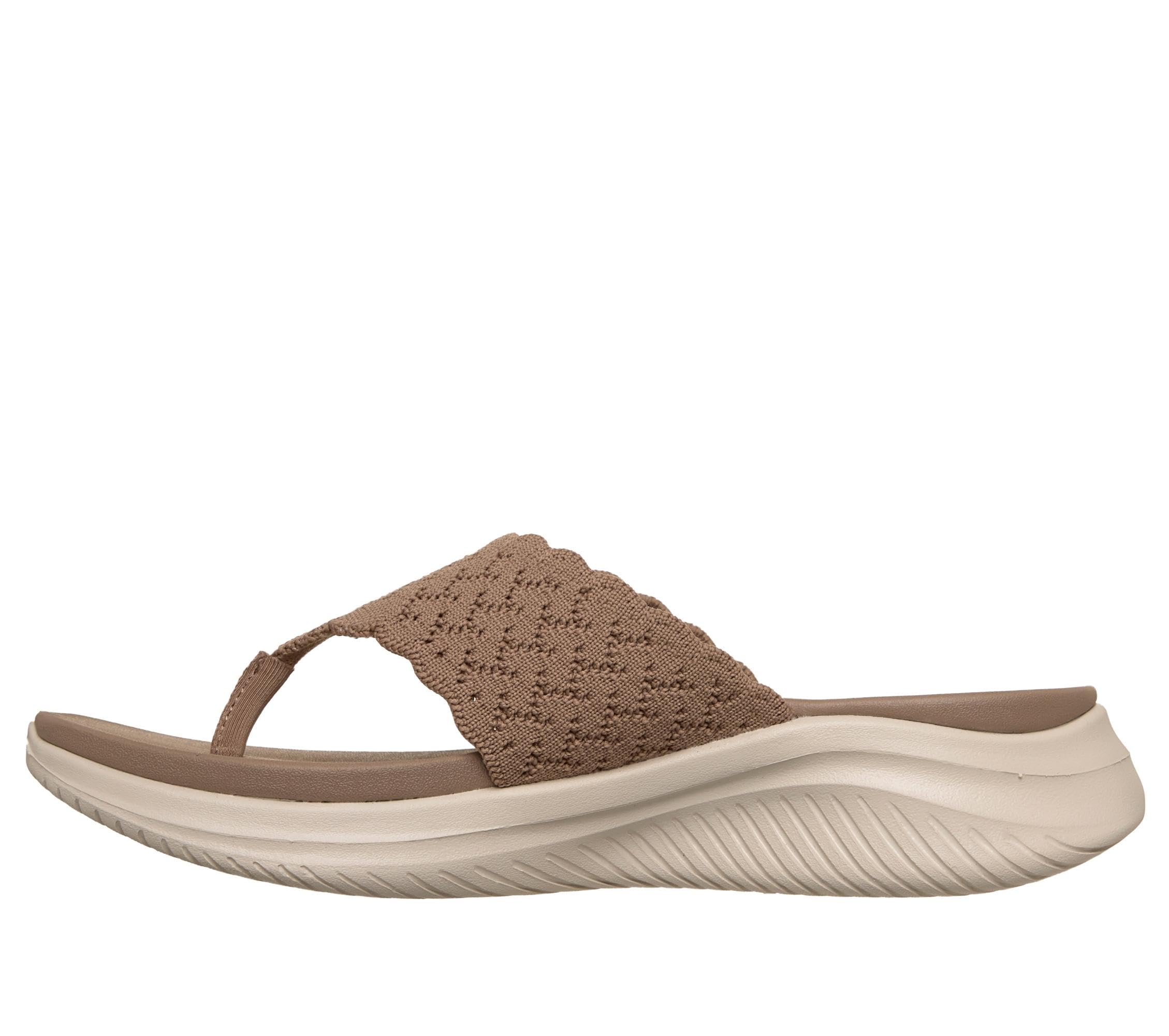 Skechers Damen Ultra Flex 3.0 Sandal Rhythm WavesFlipflop