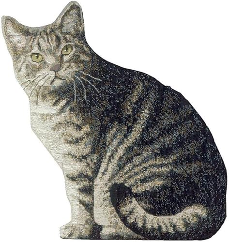 Almohada manual en forma de gato, 11 x 16 pulgadas