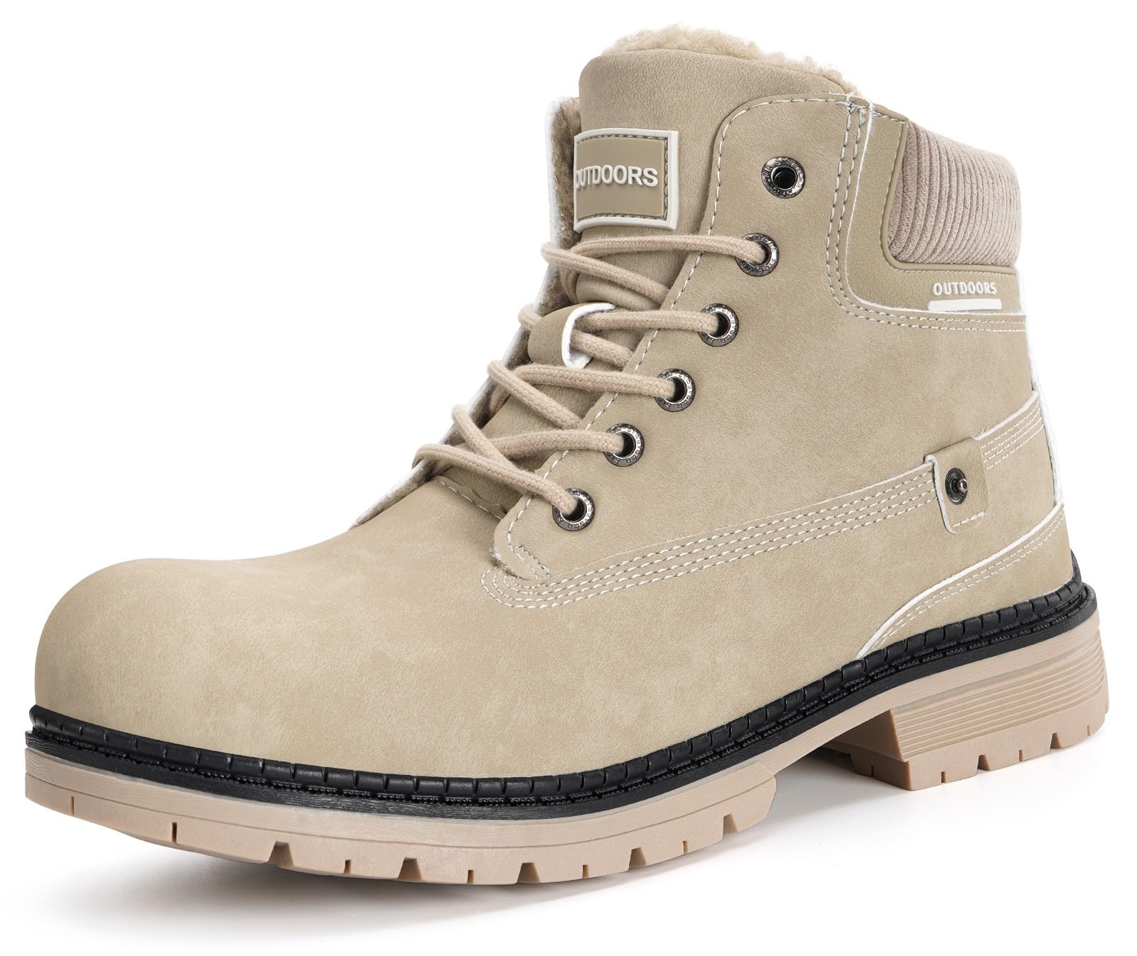 Gaatpot Botas de Invierno para Hombre y Mujer,Botines Impermeable Trekking,Zapatos de Nieve Cálido Forradas,Gr.36-47