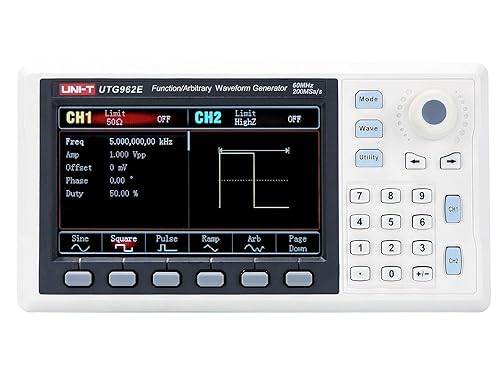 Vista 13 de UNI T UTG932E 30MHz Generador de funciones de forma de onda arbitraria Generador de señal de doble canal 200MSa/s Medidor de frecuencia de 14 bits