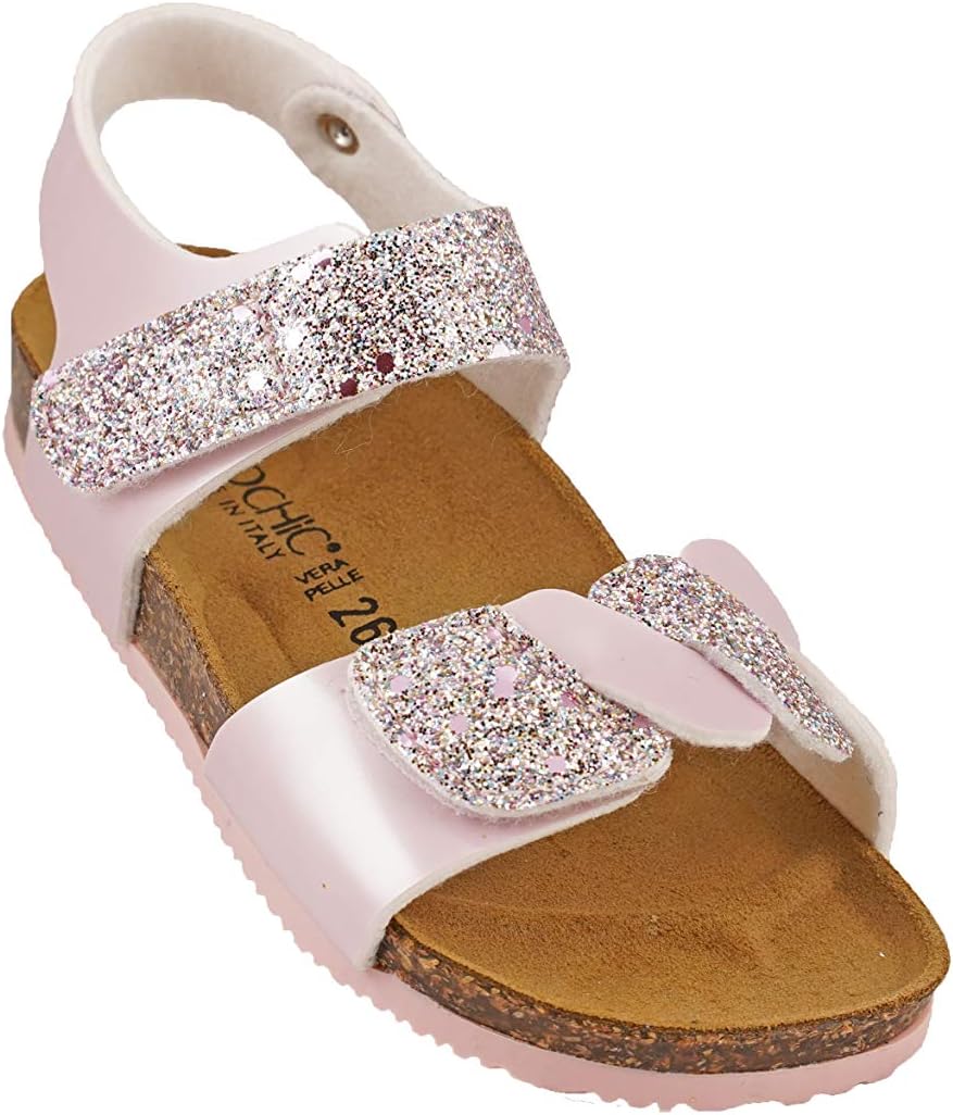 BIOCHIC012-345 Biochic Girls Sandals Leather Pink 25 EU